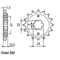 Front Sprocket Steel 15T 525