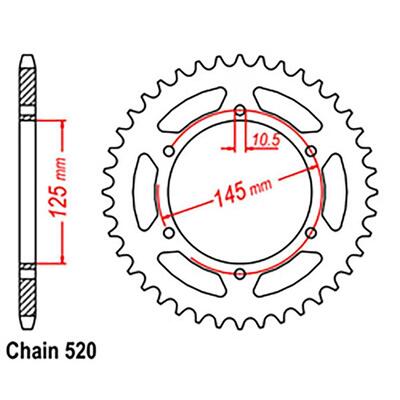 RR SPR STEEL 47T 520P