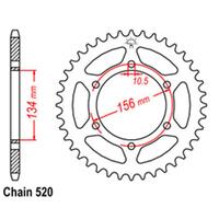 Rear Sprocket Steel 40T 520