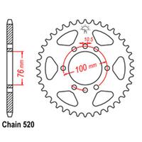 Rear Sprocket Steel 47T 520 D/D