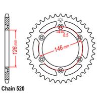 Rear Sprocket Steel 46T 520