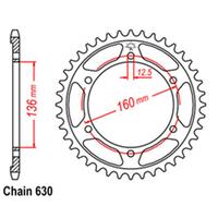 Rear Sprocket Steel 40T 630