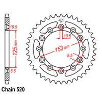 Link Rear Sprocket - Honda - 520 - Steel - 48