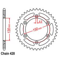 Rear Sprocket Steel 52T 428