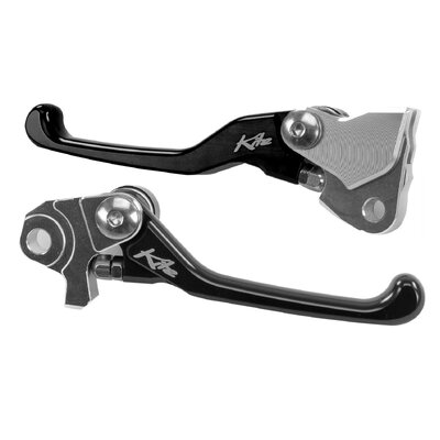 KITE FLEX LEVERS PAIR HONDA CRF 250 07-24 450 07-20 BLACK