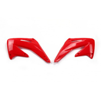 UFO Radiator Shrouds - Honda - CRF450 02-04 - Red