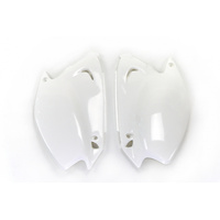 UFO Kawasaki Side Panels KX125/KX250 2003-2008 - White