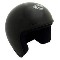 THH T-380 Matte Helmet (Without Studs) - Black