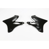 UFO Yamaha Radiator Shrouds YZ125/250 2002-2014 - Black