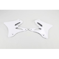 UFO Yamaha Radiator Shrouds YZ125/250 2002-2014 - White