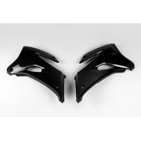 UFO Radiator Shroud - Yamaha - WR250 07-14/450F 07-11 - Black