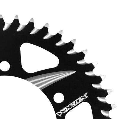 Vortex Alloy Rear Sprocket 520-43T - Aprilia - Black