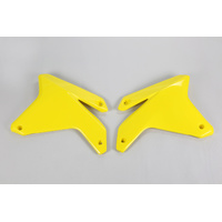 UFO Suzuki Radiator Shrouds RMZ450 2005-2006 - Yellow (01-18)