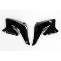 UFO Radiator Shrouds - Suzuki RMZ250 2004-2006 - Black