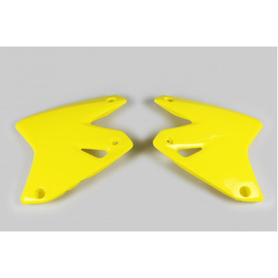 UFO Radiator Shrouds - Suzuki DRZ 400 00-20 - Yellow (01-18)