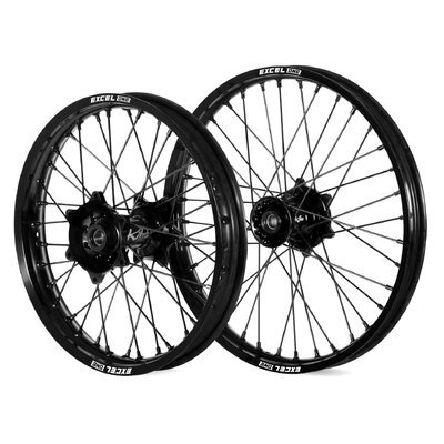 KITE WHEELS SPORTS EXC EXCF 03-21 FE TE 14-21 BLACK HUB SPOKES