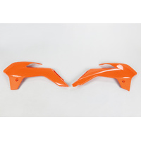 UFO Radiator Shrouds - KTM SX 85 13-17 - Orange (98-18)