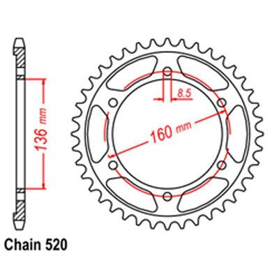 RR SPR STEEL 47T 520P