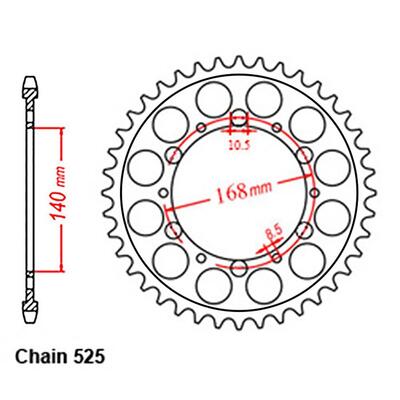 RR SPR STEEL 41T 525P