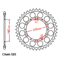 RR SPR STEEL 42T 525P