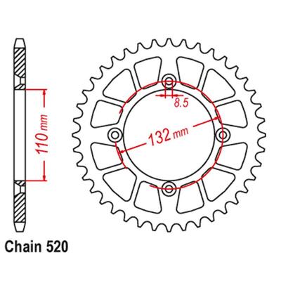 RR SPR STEEL 46T 520P