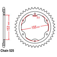 RR SPR STEEL 38T 525P