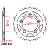 Rear Sprocket Steel 38T 520 Ducati