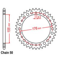 Rear Sprocket Steel 42T 530 Triumph