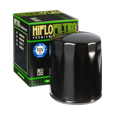 Hiflofiltro Oil Filter - HF170B BLACK