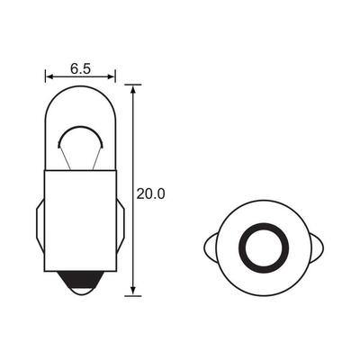 Link 12V 2W Instrument Bayonet Bulb