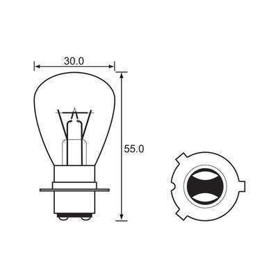 Link 12V 35/35W 3 Pin Bulb