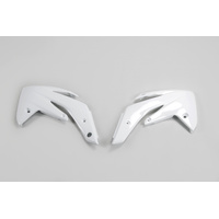 UFO Honda Radiator Shrouds CR150R 2007-2016 - White