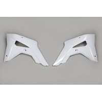 UFO Radiator Shrouds - Honda - CRF450RX 17-18 - White 