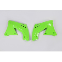 UFO Radiator Shrouds - Kawasaki KXF 250 09 & 12 - Green