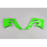 UFO Kawasaki Radiator Shrouds KX450F 2012-2015 - Green