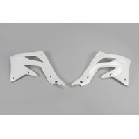 UFO Kawasaki Radiator Shrouds KX450F 2012-2015 - White