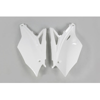 UFO Side Panels - Kawasaki KXF 250 17-20/KXF 450 16-18 - White