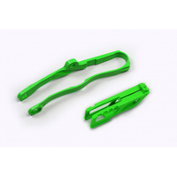 UFO Chain Guide & Swingarm Slider Kit - Kawasaki - KXF250 21-23/KXF450 19-21