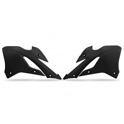 UFO Radiator Covers - Kawasaki Kx85 22 - Black