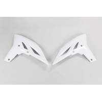 UFO Radiator Shroud - Yamaha - YZF250 11-13/WR450F 12-15 - White 