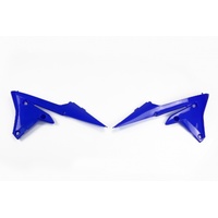 UFO Radiator Shrouds - Yamaha YZF 250 14-18/YZF 450 14-17/WRF 250 15-19/WRF 450 16-18 - Reflex Blue