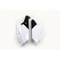 UFO Yamaha Side Panels YZF250 14-18/450 14-17/WRF250 15-18/450 16-18 - White