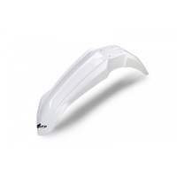 UFO Front Fender - White - Yamaha - YZ450F 18-19 YZ250F 19