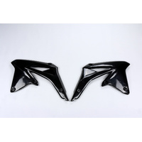 UFO Radiator Shrouds - Suzuki RMZ 450 2008 - Black