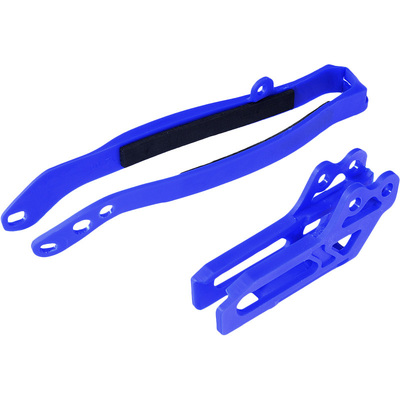 UFO Chain Guide/Swingarm Slider Kit - Suzuki Rmz250 07-09/450 06 08-09 - Reflex Blue