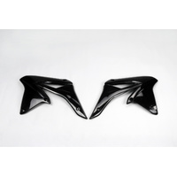 UFO Suzuki Radiator Shrouds RMZ250 2010-2018 - Black