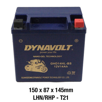 DYNAVOLT N.GEL GHD14HL-BS 12Ah