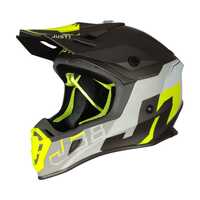 Just1 J38 Korner Helmet - Fluro Yellow/Titanium