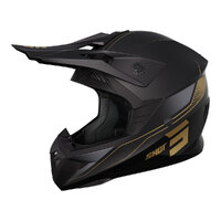 Shot Pulse Edge Helmet - Matte Black/Gold