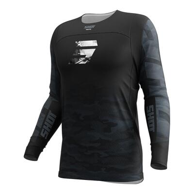 Shot Contact Tactic Jersey - Black/Grey